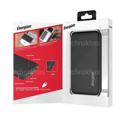 پاوربانک 10000mAh/37Wh انرجایزر مدل UE10064
