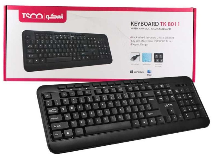 کیبورد تسکو مدل TK8011