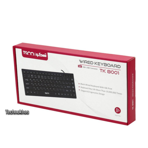 کیبورد تسکو مدل TK8001