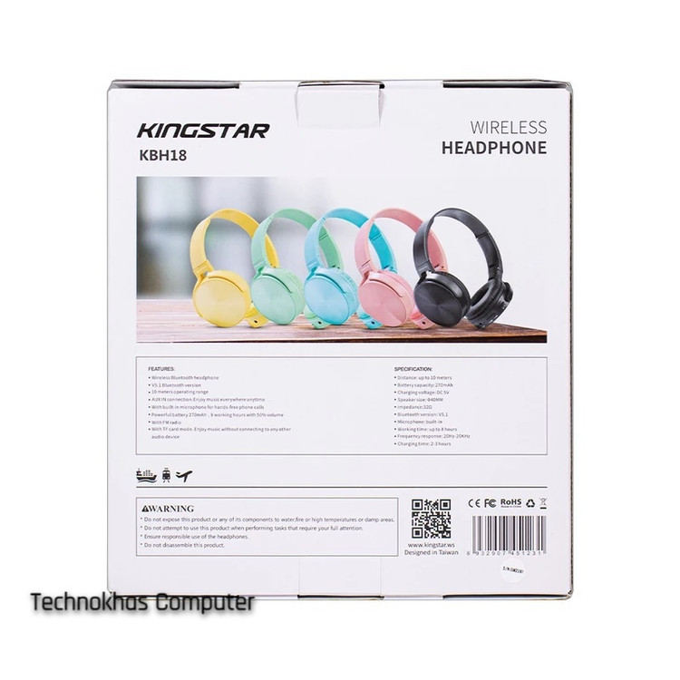 هدفون بی سیم کینگ استار مدل KBH18